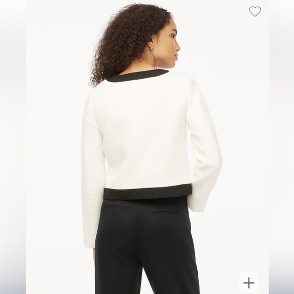 🔥🔥🔥NEW J. Crew Petite Tweed lady jacket Blazer BS928 Size 10P - Picture 4 of 6